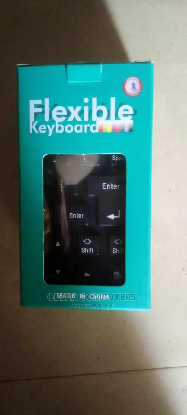 Flexible Authentic USB External Keyboard - Black