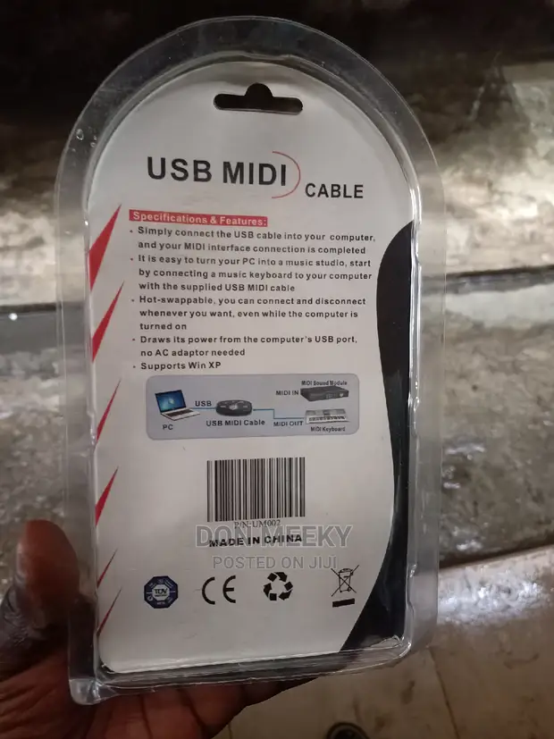USB Midi Cable