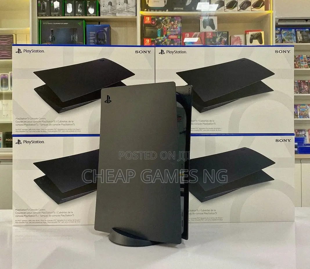 Ps5 Faceplate Cover Plate Black