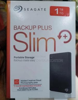 Seagate Backup Plus Slim 1TB Portable Storage Drive