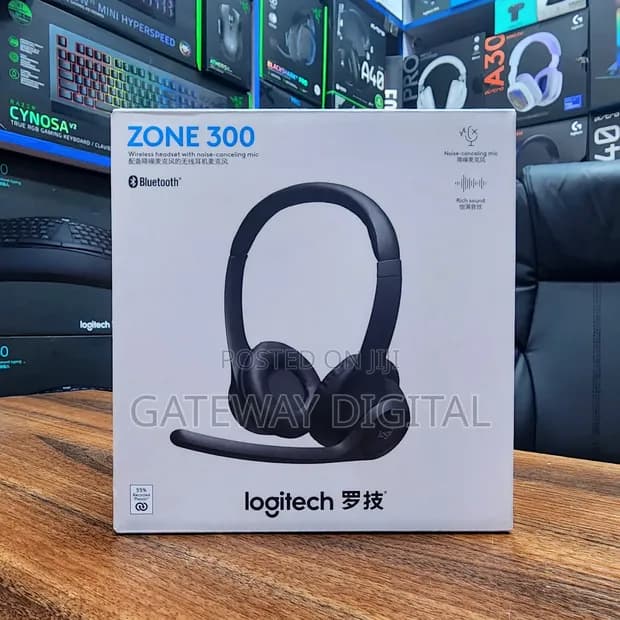 Logitech Zone 300 Wireless Bluetooth Headset Nc Microphone