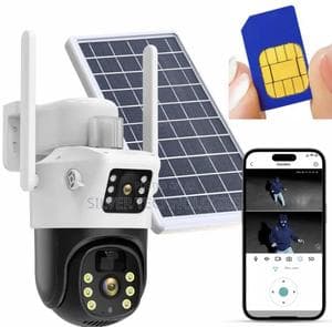 Solar PTZ 4g Dual Lens Camera
