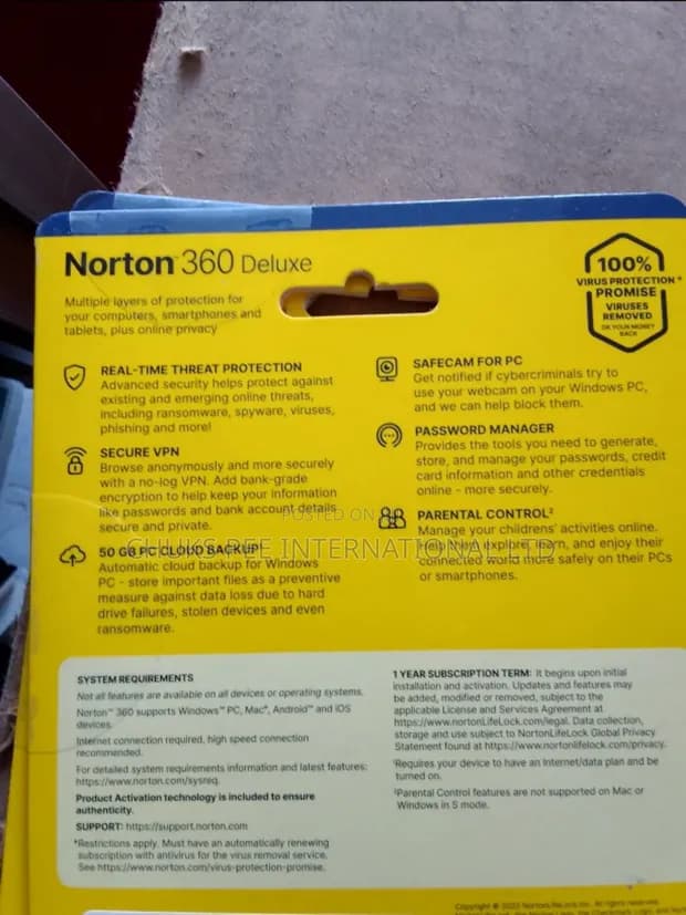 Norton 360 5user Internet Security