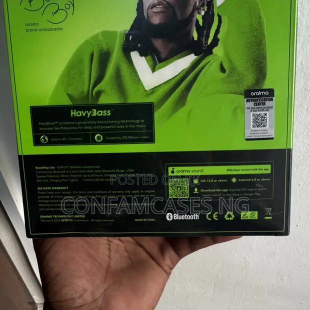 Oraimo Boompop Lite Enc Wireless Headphones