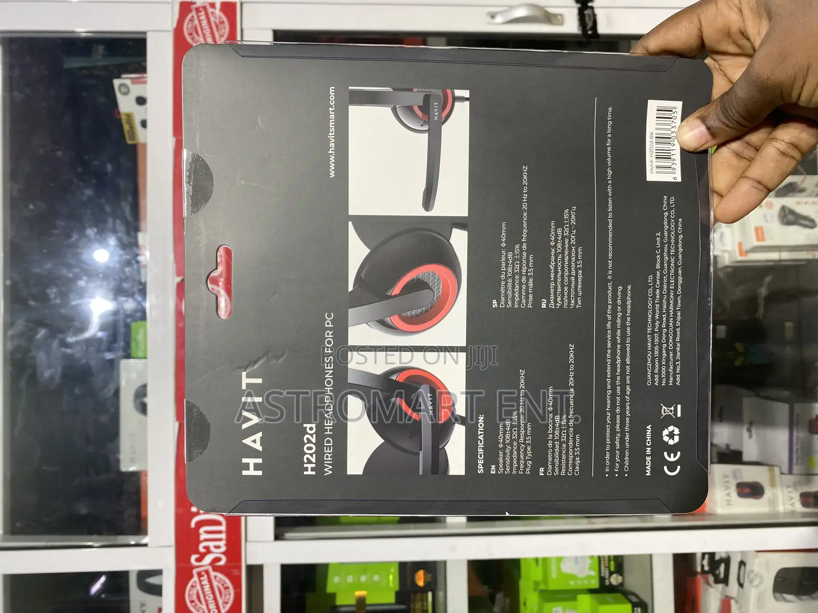 Havit H202d Wired Headphones for PC