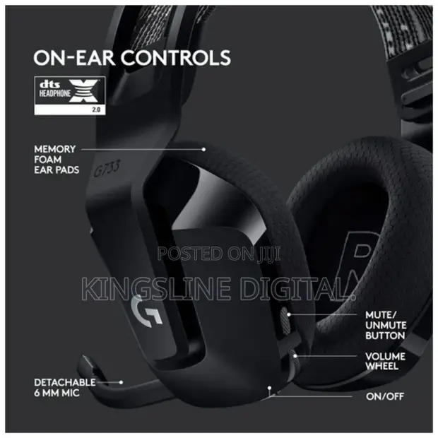 Logitech G G733 Lightspeed Wireless RGB Gaming Headset