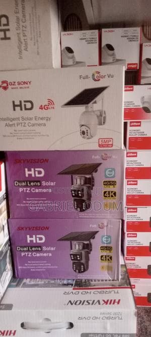 Solar CCTV Camera, App Ubox, V380pro