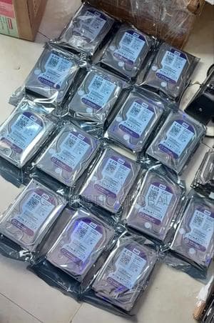 4 Tb Wd Purple Surveillance Hard Drives for CCTV Storage