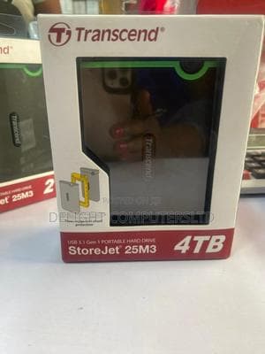 Transcend Storejet External Hard Drive - 4tb