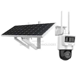 Hikvision Solar Powered Dual Security Pt Camera Setup - 2mp