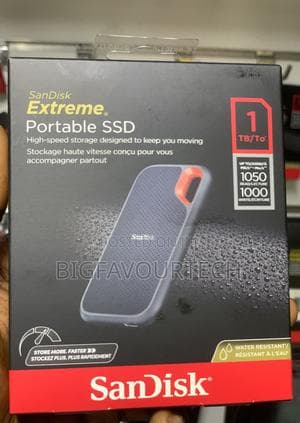 Sandisk Extreme Portable SSD - 1tb (Black)