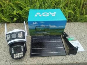 Dual Lens Double Lens Solar CCTV Camera