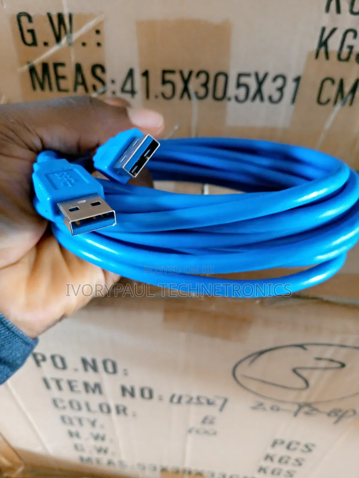 2m Usb Male - Usb Male Extension Cable