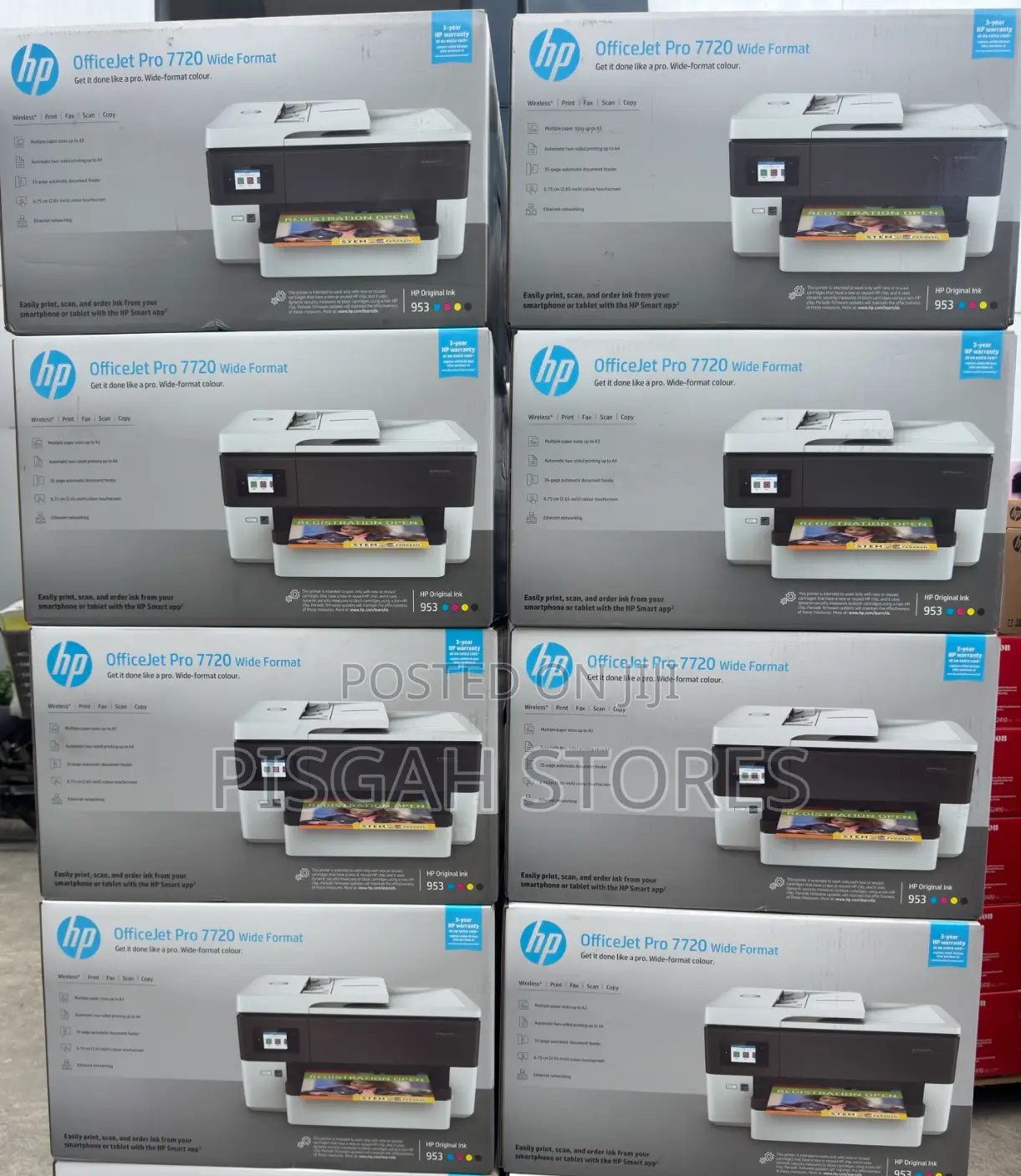 Hp Officejet Pro 7720 A3 Wide Format All-in-One Printer (Y0s18a)