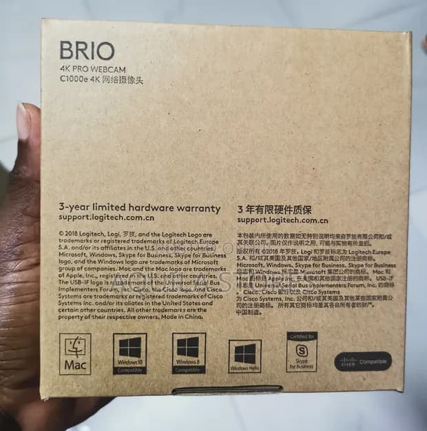 Logitech Brio Webcam