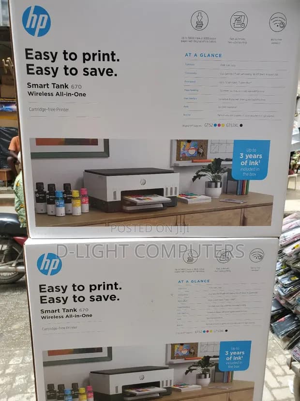 Smarttank 670 Wireless Printer