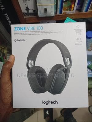 Logitech Zone Vibe 100 Wireless Over-Ear Headset – Noise-Cancel Mic
