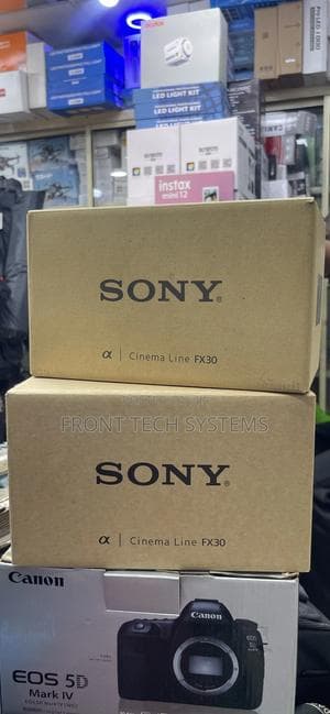 Sony Cinema Line Fx30 New Video Camera