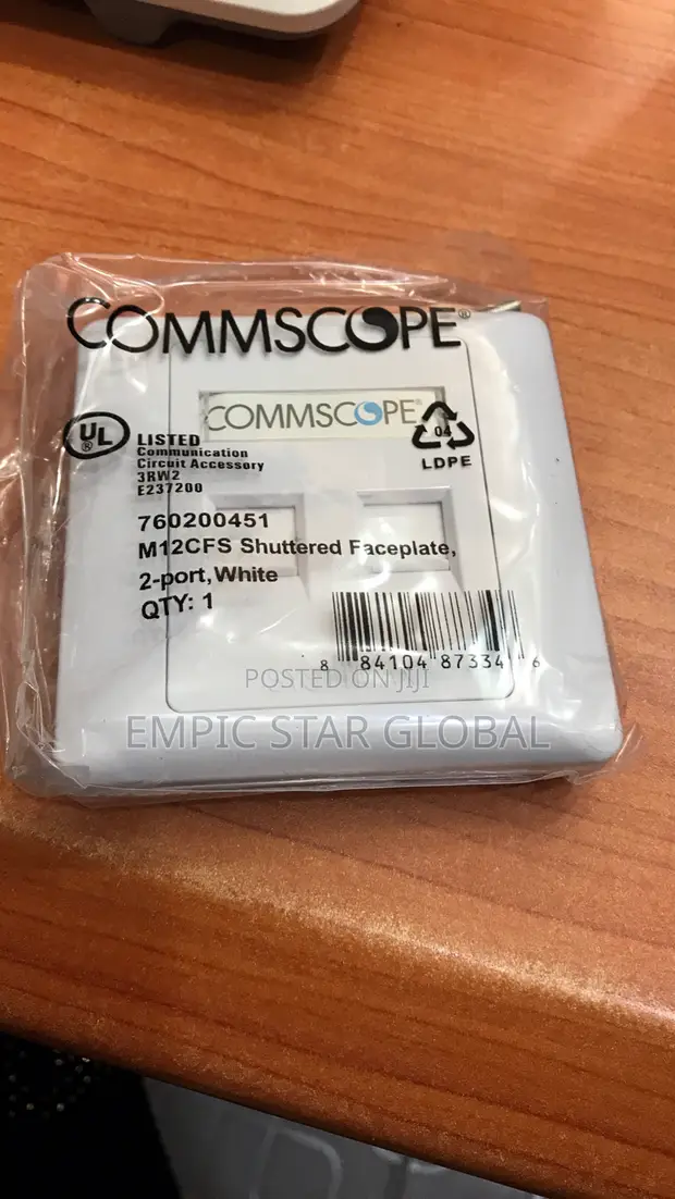 Double Face Plate Cat6 Systimax