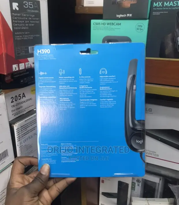 Logitech H390 Usb Headset Noise-Canceling Microphone