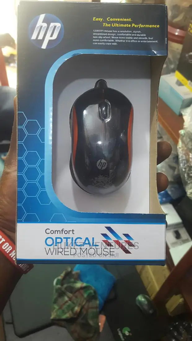 Optical Hp Wired Mouse