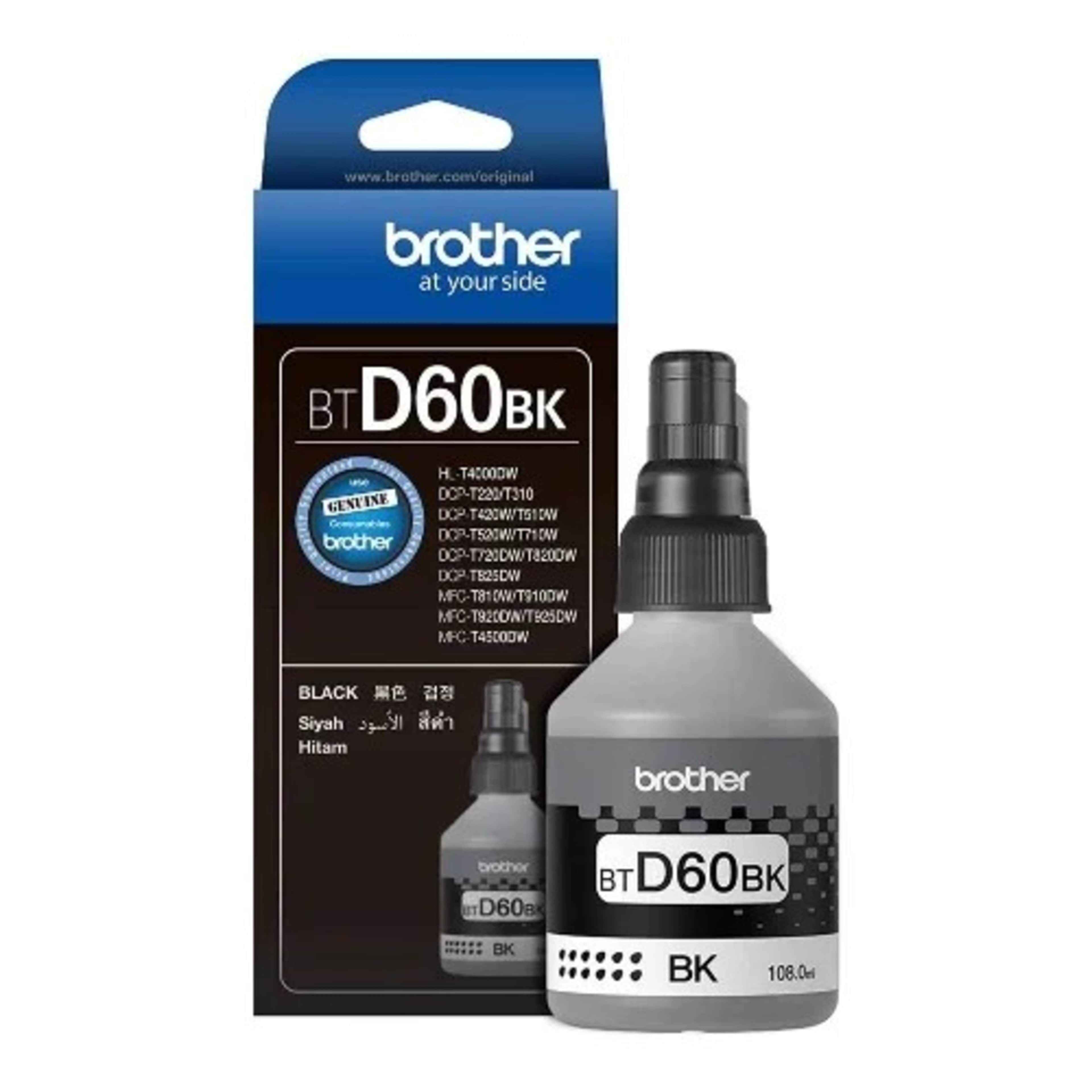 Brother Bt D60bk Black Ink Tank Bottle Cartridge
